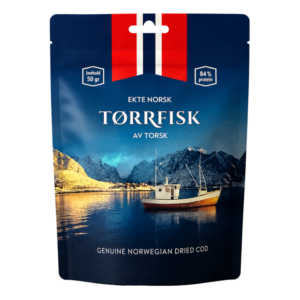 Ekte Norsk Tørrfisk av Torsk 50 g