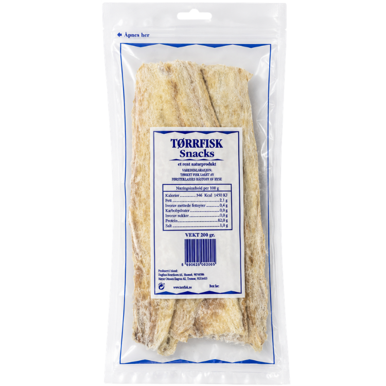 Tørrfisk Snacks 200 g - Bilde 2