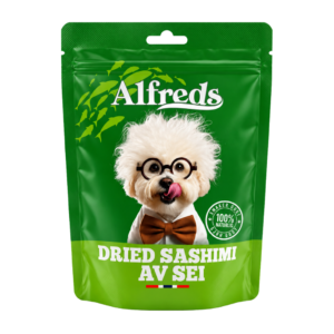 Alfreds Dried Sashimi av Sei til Hund