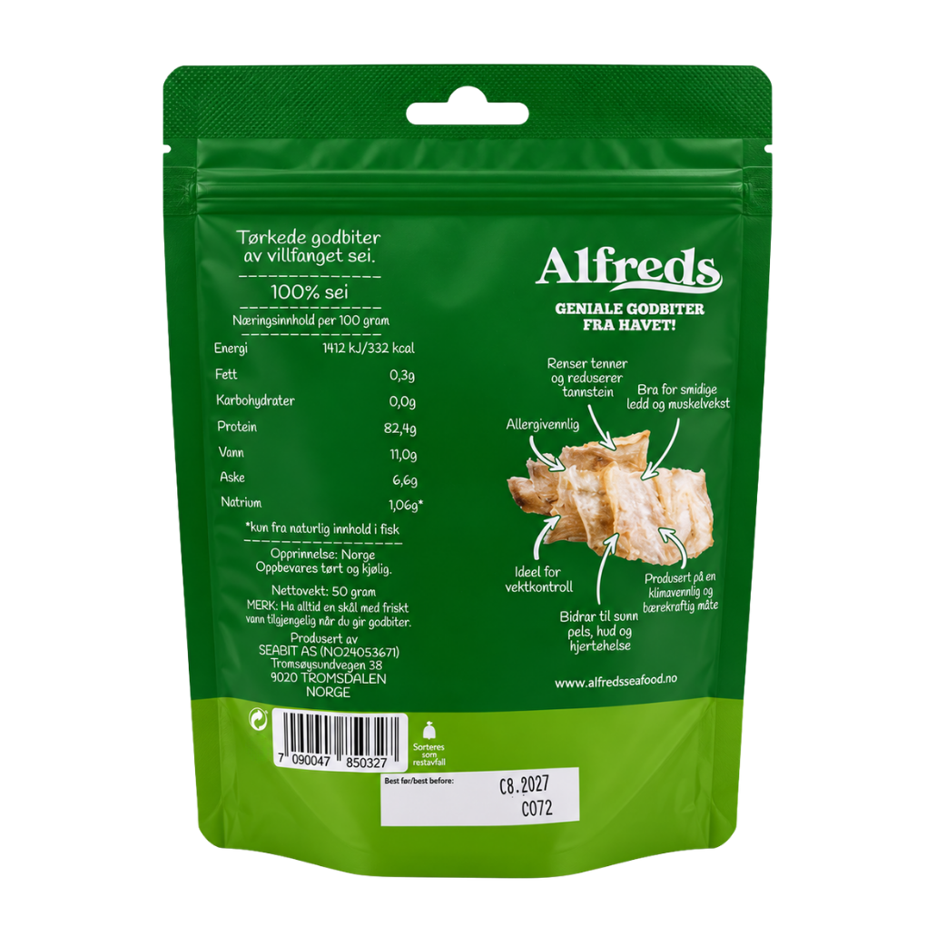 Alfreds Dried Sashimi av Sei til Hund - Bilde 3